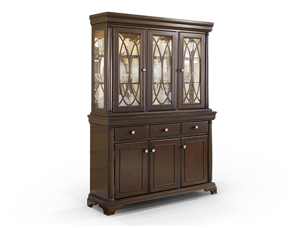 D577-80-81 &#039;Leighton&#039; Collection Buffet &amp; Hutch (뷔페장 + 선반장 세트)