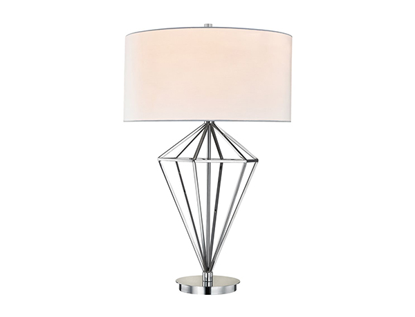 D3008 Adele Table Lamp In Polished Nickel