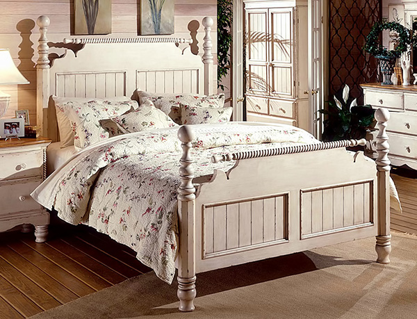 1172-570 WILSHIRE Collection Poster Bed - E/K size