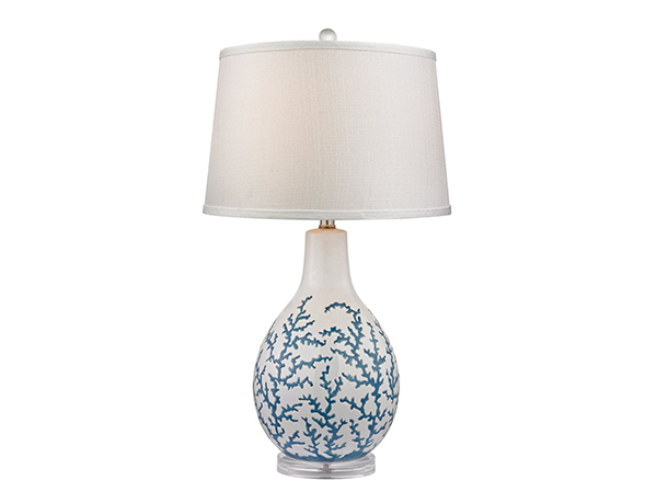 D2478 Blue Coral Ceramic Table Lamp