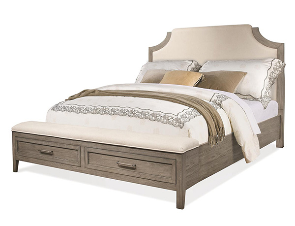 461 Vogue Collection Upholstered Storage Bed - Q size