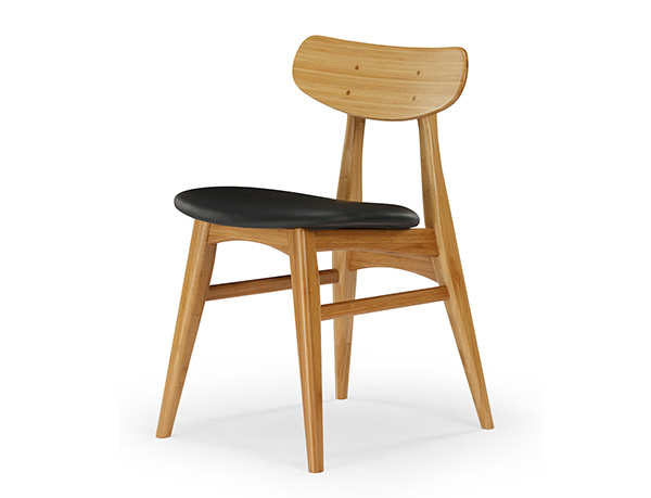Cassia Upholstered Dining Chair Caramelized100% 대나무로 제작