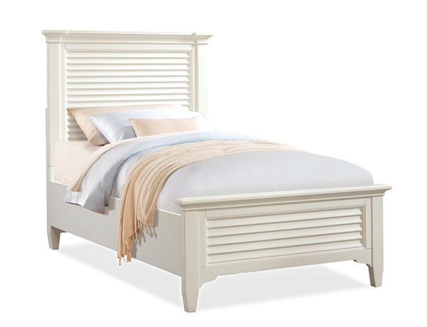 59376 Myra Collection Twin Louver Bed