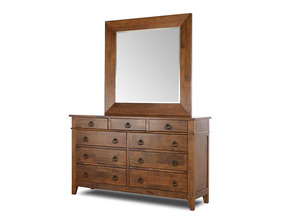 340-650 Urban Craftsman Collection Dresser &amp; Mirror화장대( 와이드체스트 + 거울 )