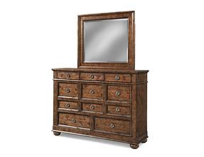 436-650 Southern Pines Dresser &amp; Mirror화장대( 와이드체스트 + 거울 )
