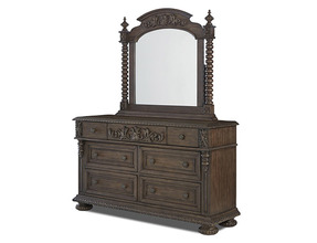 980-650 Versailles Collection Dresser &amp; Mirror화장대( 와이드체스트 + 거울 )