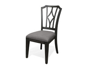 21759 Corinne Collection / Upholstered Diamond Back Side Chair