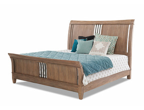 455 Reflections Collection Retreat Sleigh Bed - Q size