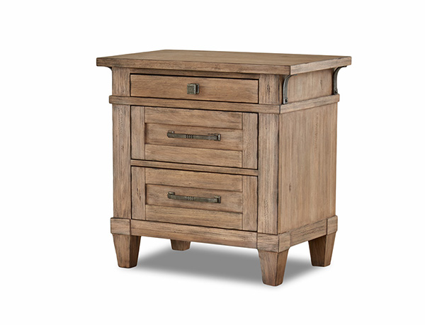 455-670 Reflections Collection 3 Drawer Night Stand
