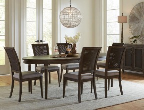 63050 Joelle Collection Oval Dining Set타원형 확장형 식탁 테이블